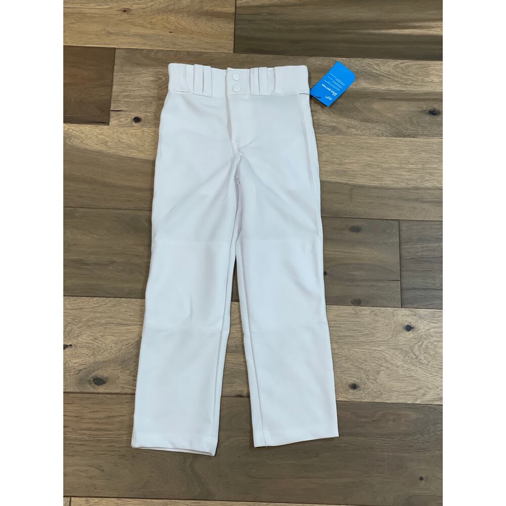 Champro Youth Relaxed Fit Open‑Bottom Baseball Pants – White (NWT, XS)